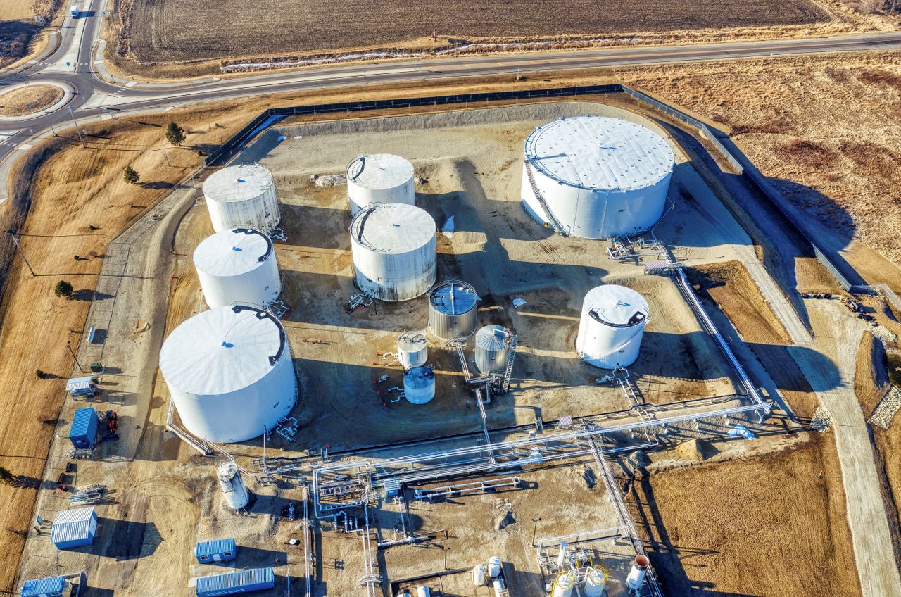 Crafting Captivating Headlines: Your awesome post title goes here Aerial shot of a large industrial plant with storage tanks in Eyota, Minnesota.